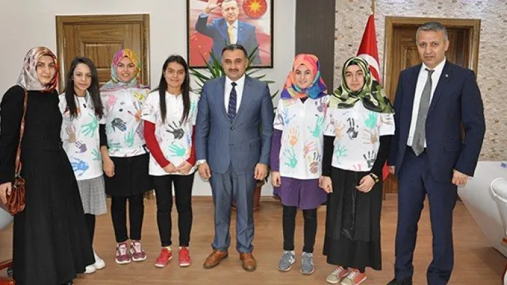 İyiliksever imam hatiplilerden başkan Cabbar'a ziyaret