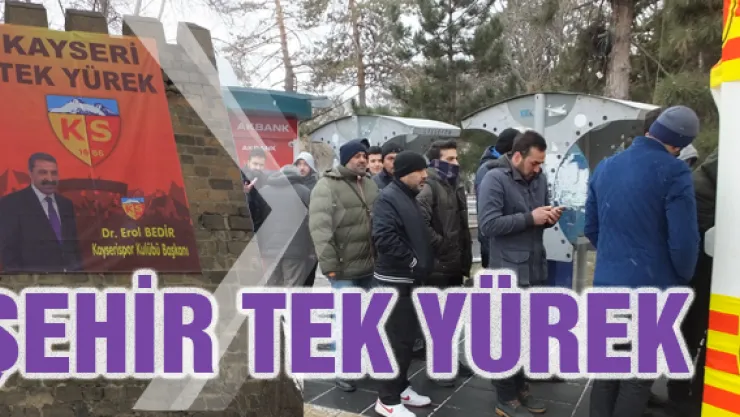 Kayserispor için 'Kayseri Tek Yürek'