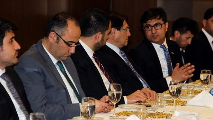 MÜSİAD'lı işadamları Afgan milletvekili ile bir araya geldi