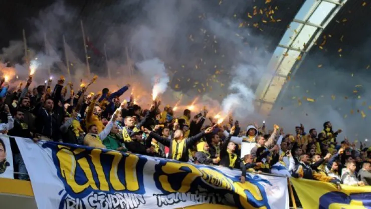 Ankaragücü Kadir Has'ta şampiyonluğunu kutladı