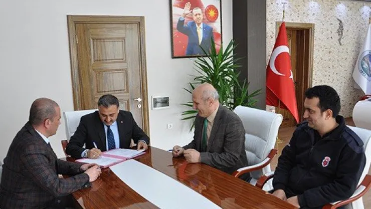 Develi'de hükümlülere destek protokolü