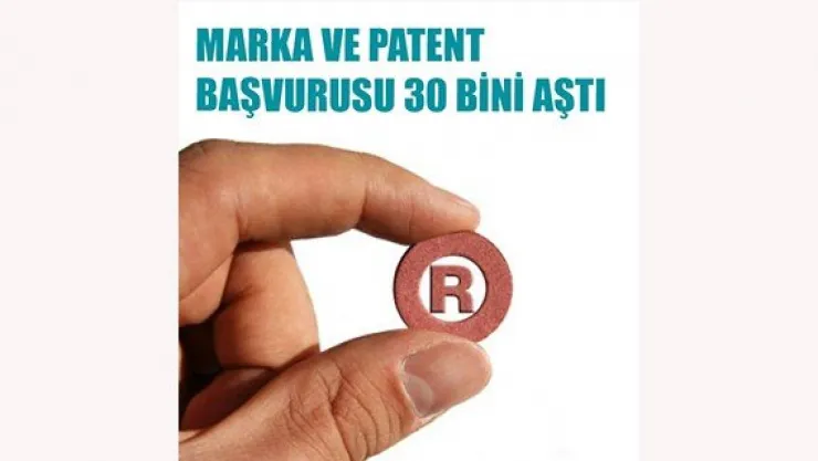 Marka ve patent başvurusu 30 bini aştı