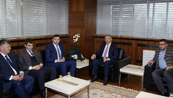 MHP İl Başkanı Ersoy ve yönetimi Başkan Çelik'i ziyaret etti