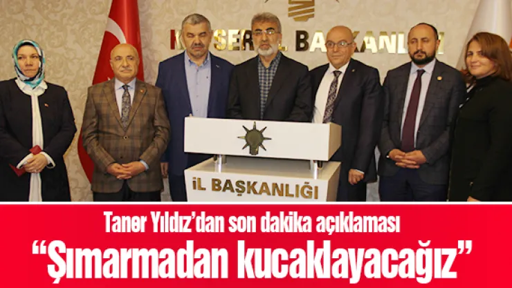'Şımarmadan kucaklayacağız'