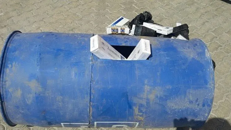 TIR dorsesinde kaçak sigara ele geçirildi