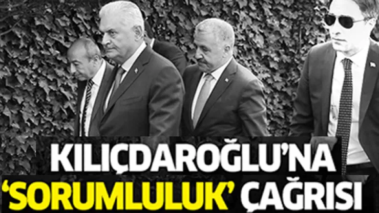 Yıldırım: Kılıçdaroğlu'nun daha sorumlu hareket etmesini bekliyoruz