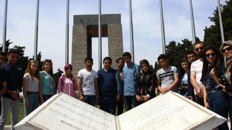 ERÜ'lü Yabancı Öğrenciler Çanakkale'ye Hayran Kaldı