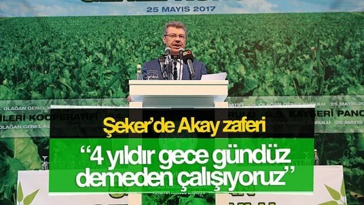Hüseyin Akay Yüzde 80 oy aldı