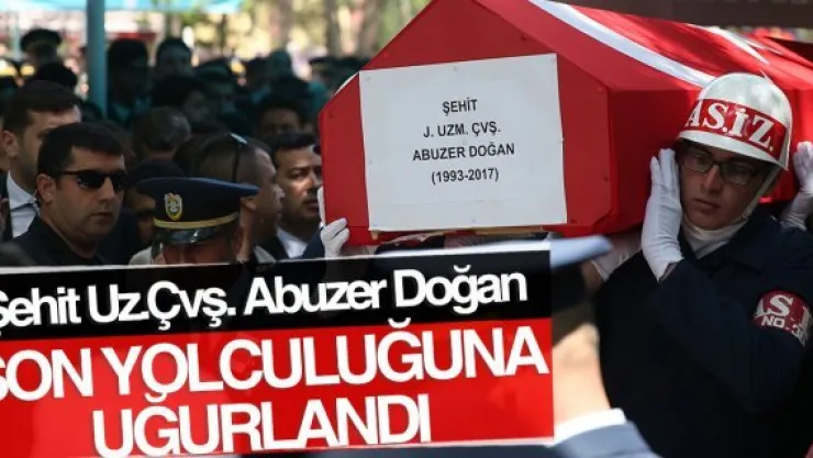 KAYSERİLİ ŞEHİT SON YOLCULUĞUNA UĞURLANDI