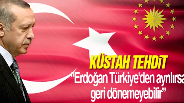 Rubin'den Erdoğan'a yeni tehdit: Türkiye'den ayrılırsa geri dönemeyebilir