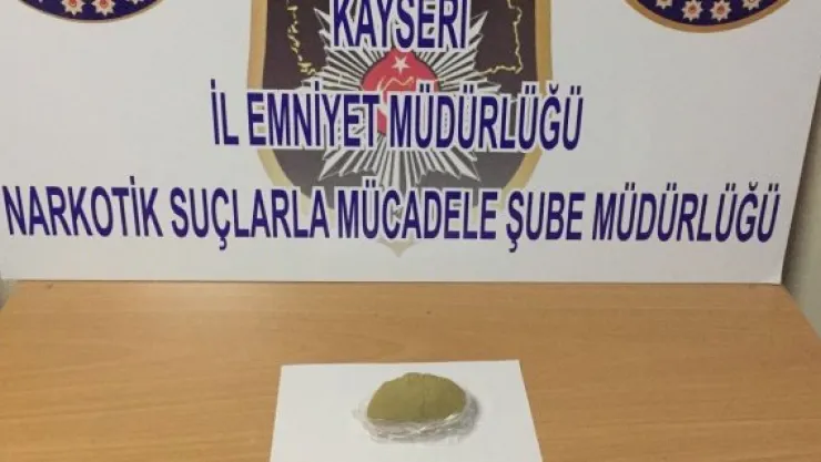 Bagajdan 160 gram esrar ele geçirildi