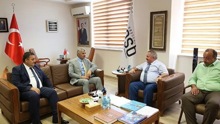 Başkan Çelik,  OSB'nin yönetimini ziyaret etti