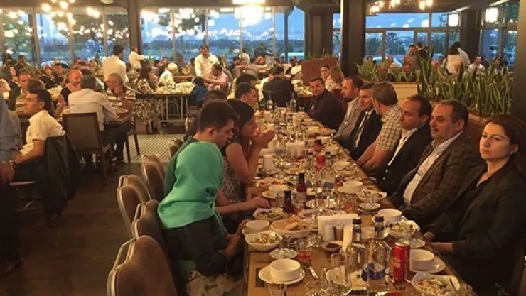 Çelik-İş iftarına Değirmenci de katıldı