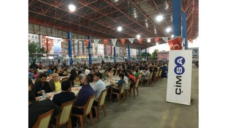 Çimsa Melikgazililerle iftarda buluştu