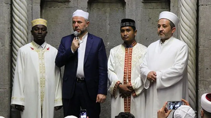 Dünyaca ünlü üç hafızdan Kur'an ziyafeti