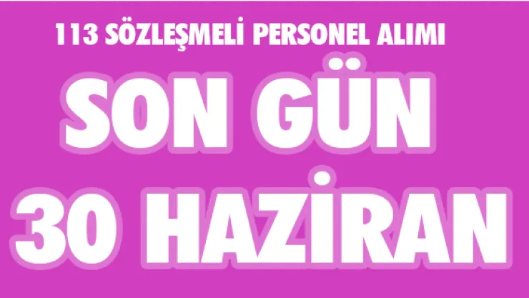 Erciyes Üniversitesi 113 sözleşmeli personel alımı son gün 30 Haziran