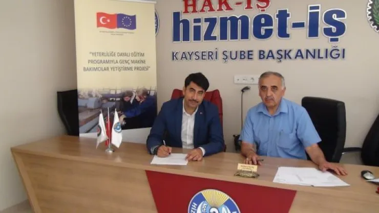 Hizmet-İş Sendikası'ndan eğitime 45 Bin Euro destek