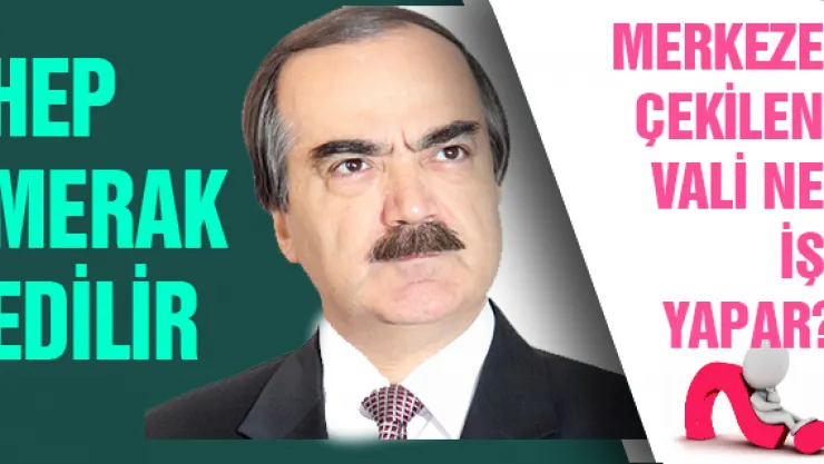 Hüseyin Avni Coş merkeze çekildi