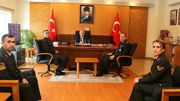 Jandarma Teşkilatından Vali Kamçı'ya ziyaret