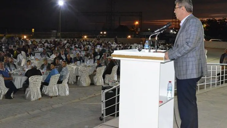 Kayseri Şeker iftar sofrası Yenipazar'da kuruldu