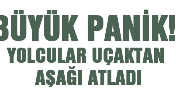 Tuvaletteki Not Uçağı Karıştırdı, Yolcular Piste Atladı