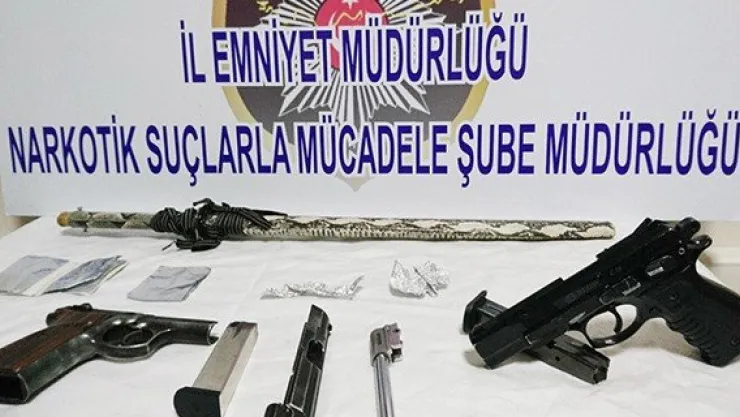 Uyuşturucu taciri polisten kaçamadı