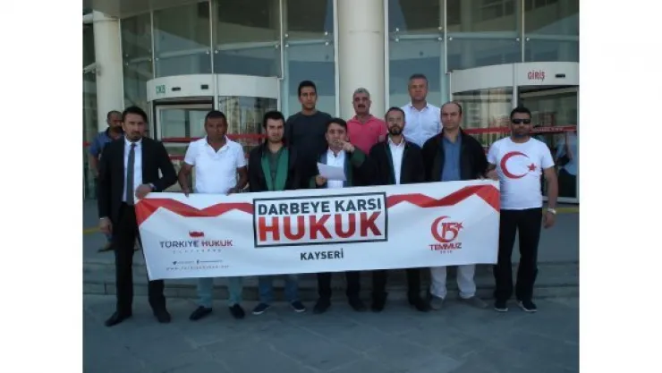 'Darbeye karşı hukuk' açıklaması