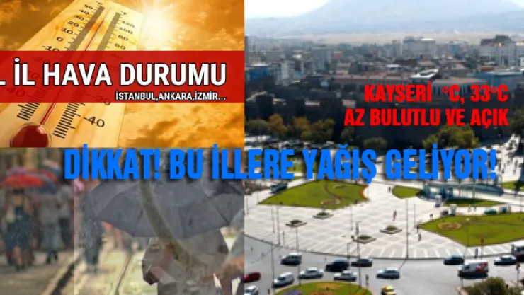 Dikkat! Bu illere yağış geliyor!