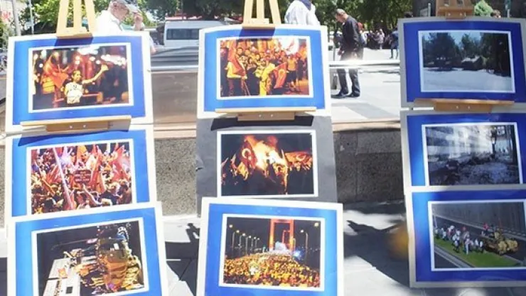 Gönüllü Kuruluşlardan 15 Temmuz fotoğrafları sergisi