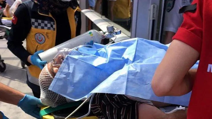 İçinde kimyasal madde olan varil patladı: 1 yaralı