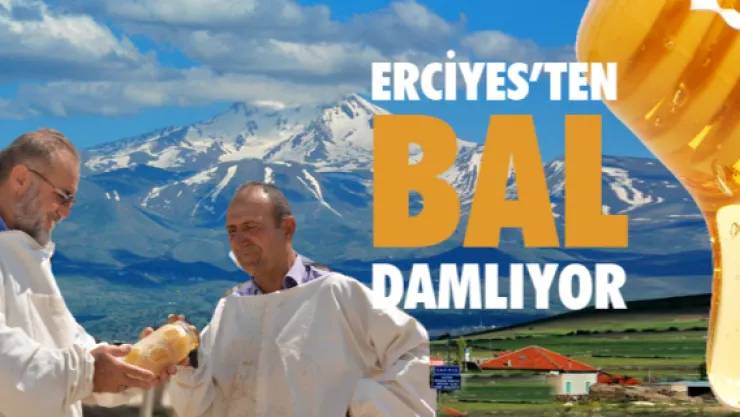 Erciyes'ten bal damlıyor