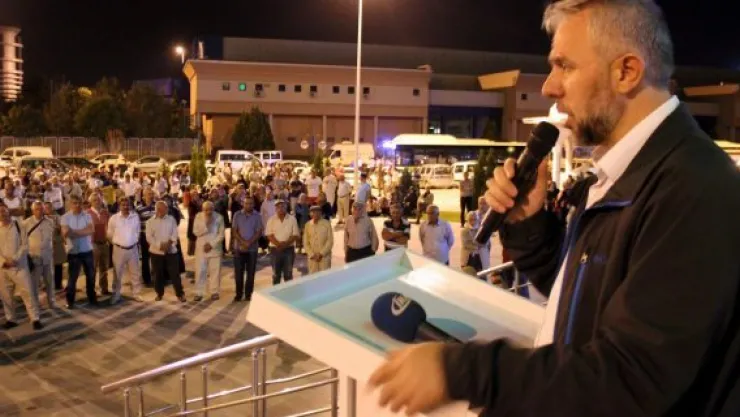 İlk hac kafilesi dualarla uğurlandı