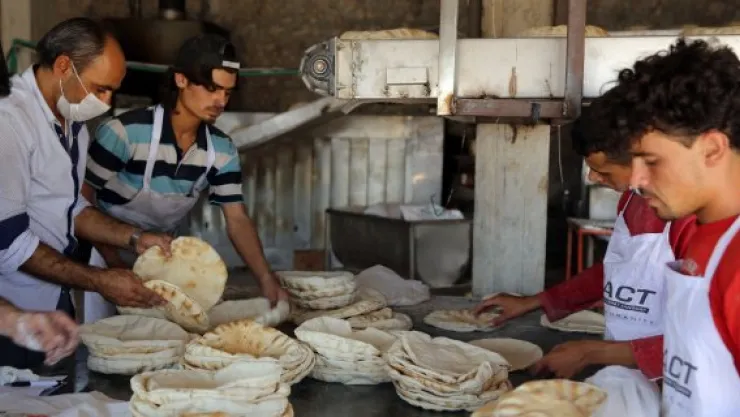Suriye'de &quotZafer Ersoy Fırını" üretime başladı