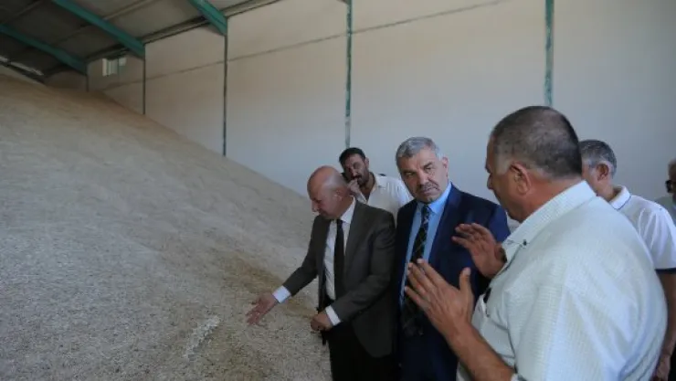 BAŞKAN ÇELİK'TEN ÜRETİCİYE DESTEK