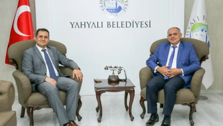 Kaymakam Çığ'dan Başkan Öztürk'e veda ziyareti