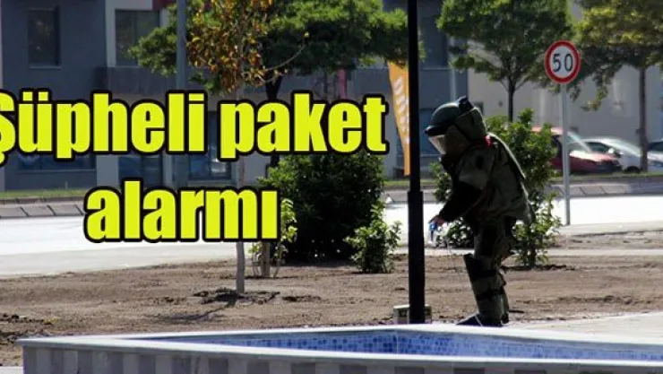 Kayseri'de 'şüpheli paket' alarmı