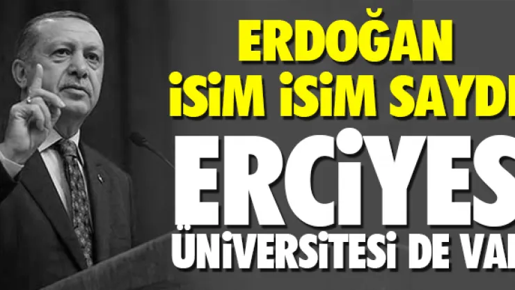 LİSTEDE ERÜ DE VAR!