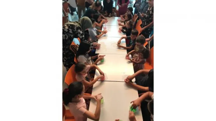 Meysu çocuk kulübü'nde okula dönüş etkinlikleri