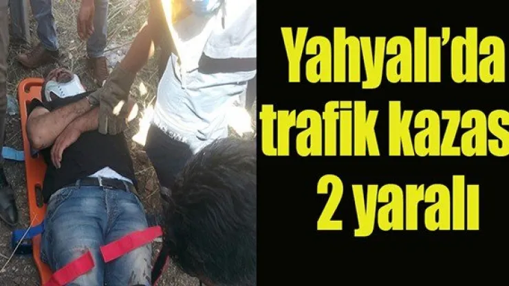 Yahyalı'da trafik kazası: 2 yaralı