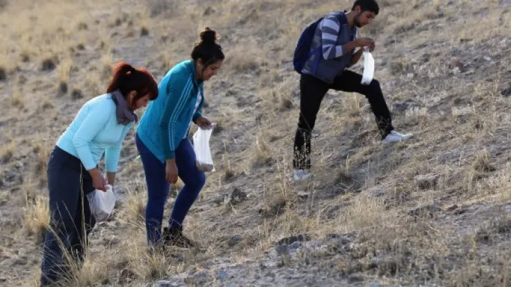 Kapadokya'da 5 bin yıllık antik yerleşim yeri bulundu