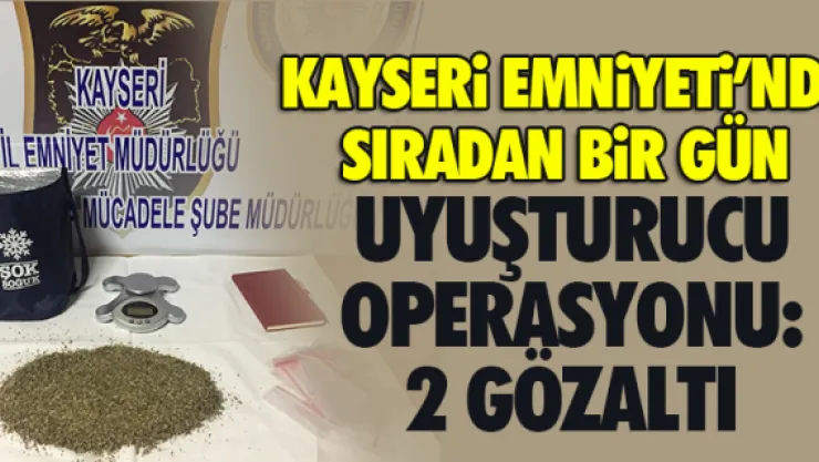 KAYSERi EMNiYETi'NDE SIRADAN BiR GÜN