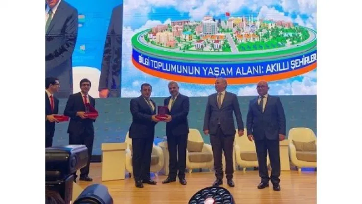 Kayseri 'Akıllı Şehir Örnek Uygulama' ödülünü aldı