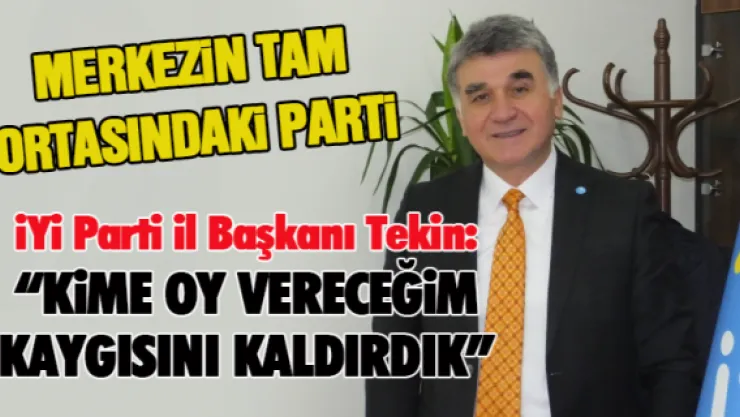 MERKEZİN TAM ORTASINDAKİ PARTİ