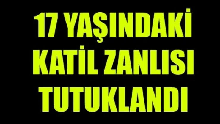 17 YAŞINDAKİ KATİL ZANLISI TUTUKLANDI