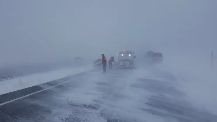 Ankara-Kayseri yolunda tipi etkili