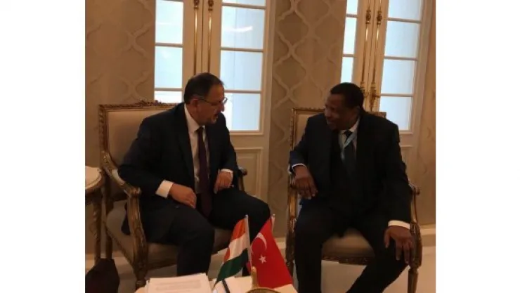 Bakan Özhaseki, Nijer heyetini karşıladı