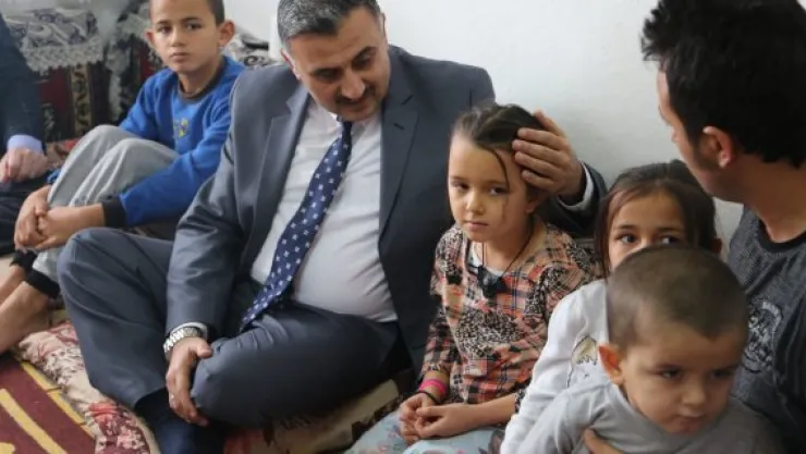 Başkan Cabbar'dan Ev Ziyaretleri 