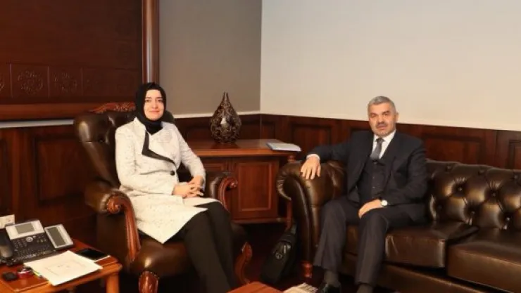 Başkan Çelik, Bakan Kaya'yı ziyaret etti