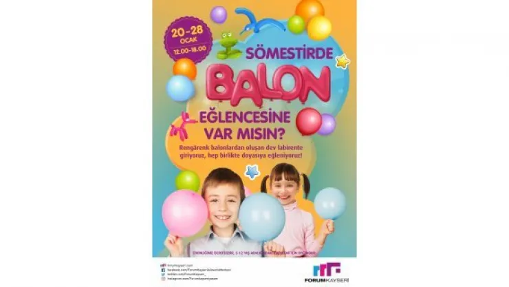 Forum Kayseri'de yarıyıl etkinlikleri