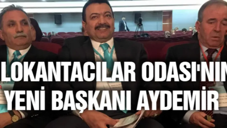 Lokantacılar Odası'nın yeni başkanı Aydemir  